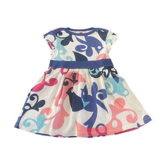 NWT Tea Collection Tweet Cap Sleeve Dress Size 2 - Picture 1 of 3